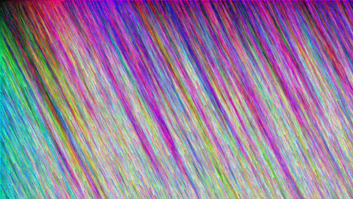 Python-created image based on the Collatz conjecture with watercolor streaks